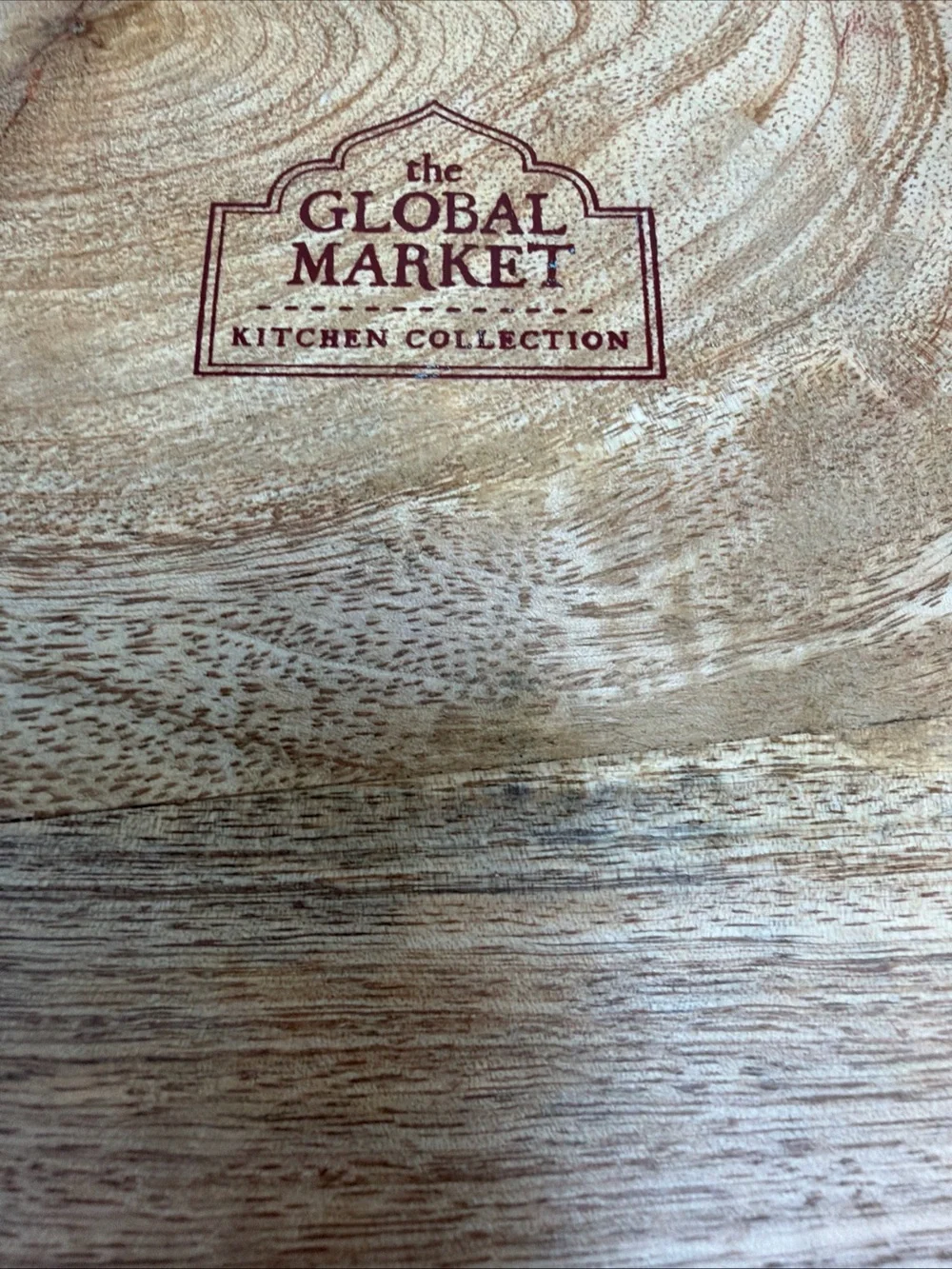 The Global Market Kitchen Collection Chip And Dip 13” Wooden Tray
